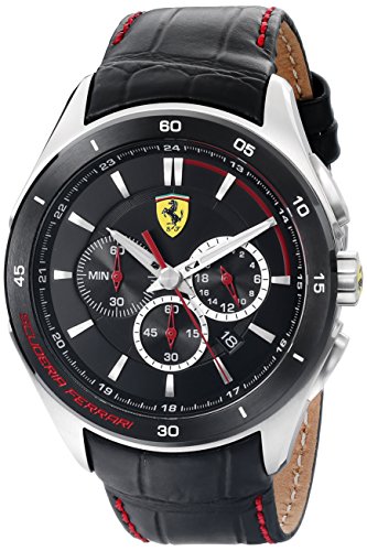 Ferrari Herren Scuderia Sport Chrono Analog Dress Quartz Reloj 0830182