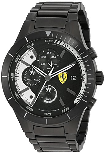 Ferrari Herren Scuderia Sport Chrono Analog Dress Quartz Reloj 0830267