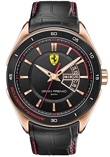 Scuderia Ferrari Gran Premio Mens Day & Date Watch 0830185