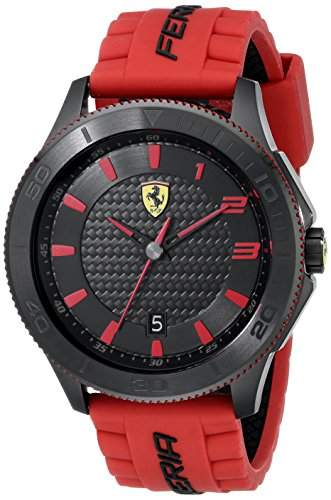 Ferrari Herren Analog Dress Quartz Reloj NWT 0830136
