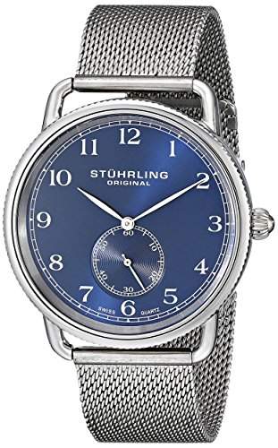 Stuhrling Original Herren-Armbanduhr Classique 207M Analog Quarz