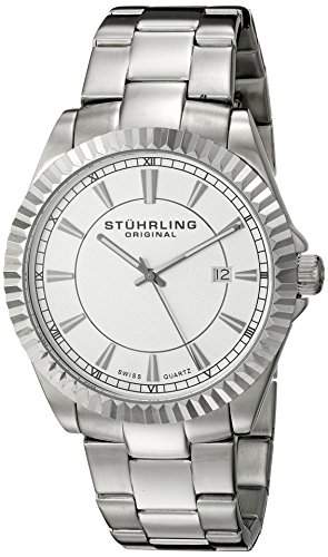 Stuhrling Original Herren-Armbanduhr Analog Quarz Edelstahl 408G33112