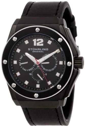 Stuhrling Original Herren-Armbanduhr Analog Quarz Leder 46933551