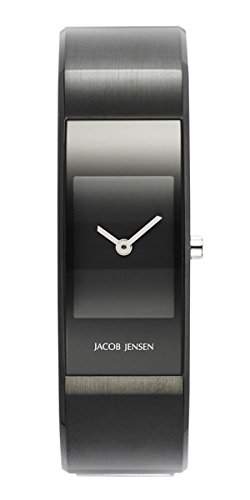 Jacob Jensen Damen-Armbanduhr Analog Quarz Edelstahl beschichtet 32443