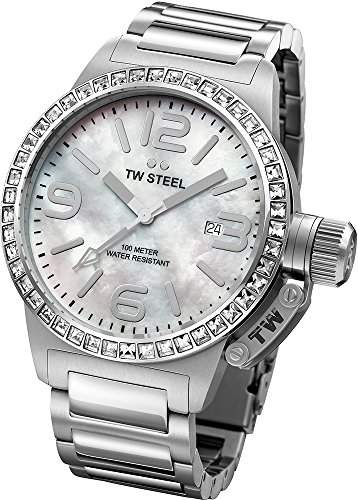 TW Steel Damen-Armbanduhr Canteen Style bracelet Analog Quarz Edelstahl TW-302