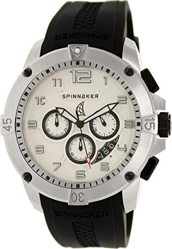 Spinnaker - sp-5013 - 01 - Tornado - Armbanduhr - Quarz Chronograph - Zifferblatt Grau - Armband Silikon Schwarz