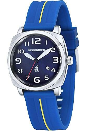 Spinnaker - sp-5019 - 02 - Hull - Zeigt Herren-Armbanduhr 10510262 Analog Silikon blau