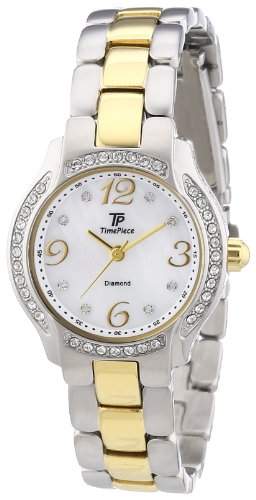 Time Piece Damen-Armbanduhr Diamant Analog Quarz TPLA-60447-74M