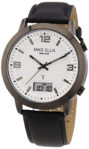 Mike Ellis New York Herren-Armbanduhr Analog - Digital Quarz Leder M2941ANU1