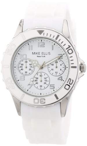 Mike Ellis New York Damen-Armbanduhr XS Analog Quarz Silikon S2703ASS
