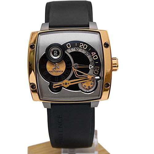 Hautlence Hls Herren 45mm Schwarz Kautschuk Armband Uhr HLS06