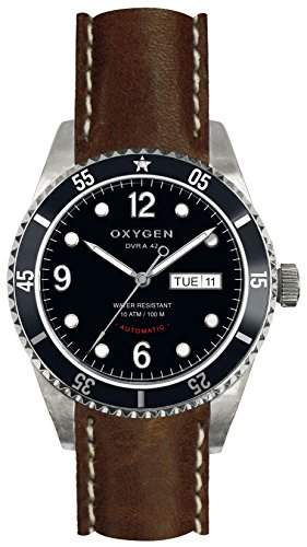OXYGEN EX-A-MOO, 42 CL-DB-Armbanduhr, Leder, Farbe: braun