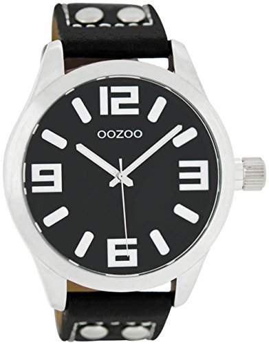 Oozoo XL Armbanduhr Schwarz C1054