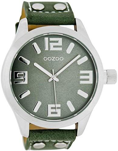 Oozoo XL Armbanduhr Gruen C1061