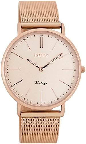 Oozoo Vintage Damen-Armbanduhr Rosé C7399