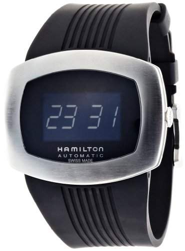HAMILTON PULSOMATIC MENS STAINLESS STEEL CASE AUTOMATIC UHR H52515339