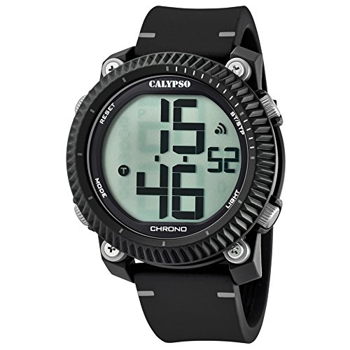 Calypso Armbanduhr fuer Herren Sport Digital for Man K5731 1 PU Armband schwarz Quarz Uhr UK5731 1