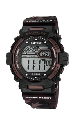 Calypso Herren Digitale Armbanduhr mit LCD Dial Digital Display und Kunststoff Gurt k5693 3