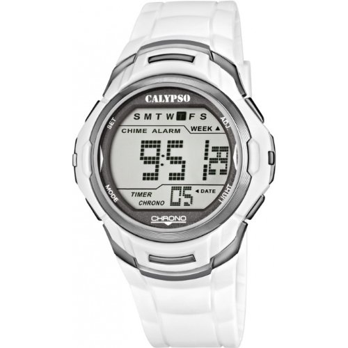 CALYPSO Uhren by Festina Unisex Digital Multifunktion Weiss k5611 4