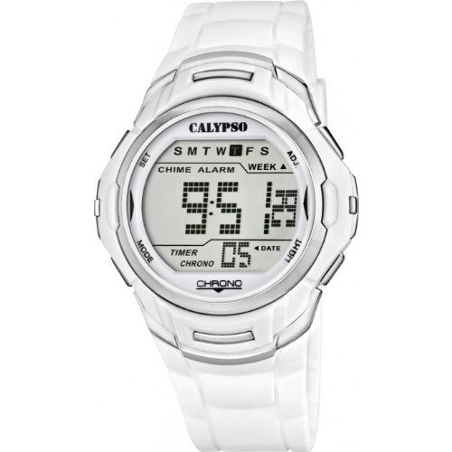 CALYPSO Uhren by Festina Unisex Digital Multifunktion Weiss k5611 1