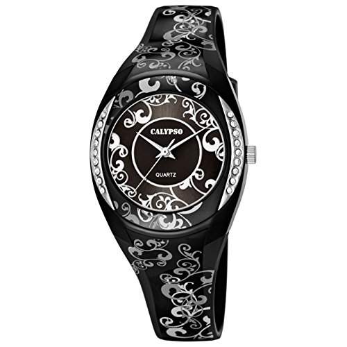 ORIGINAL CALYPSO Uhren by FESTINA Damen Quarz Uhrzeit Gummi - k5621-5