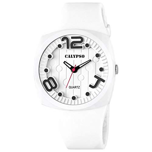 Calypso Damenuhr Quartzuhr weiss Analog Uhren Kollektion UK56331