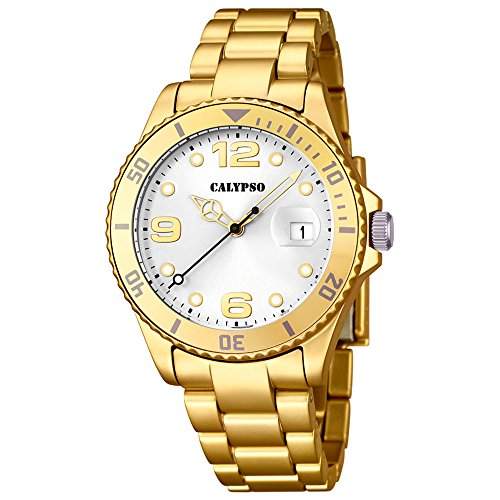 Calypso Damen-Armbanduhr Analog Quarz Plastik K56462