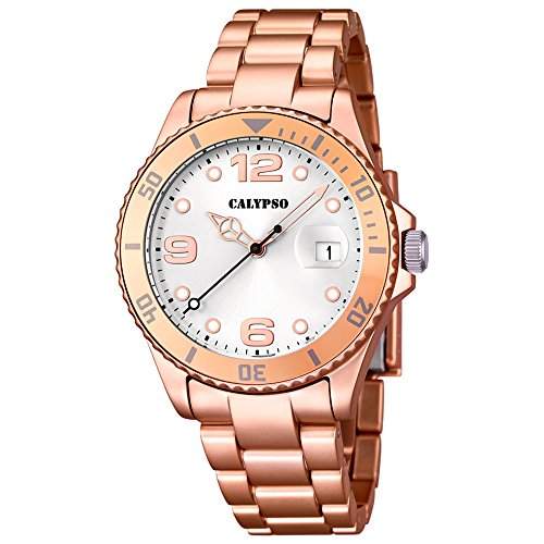 Calypso Damen-Armbanduhr Analog Quarz Plastik K56463