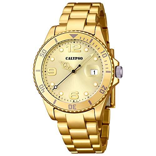 Calypso Damen-Armbanduhr Analog Quarz Plastik K56466