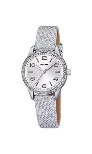Calypso Damen-Armbanduhr Analog Quarz Leder K56521