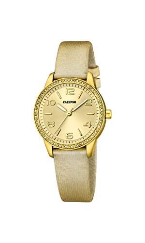 Calypso Damen-Armbanduhr Analog Quarz Leder K56522