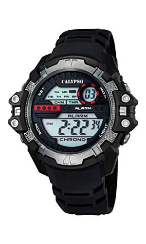 Calypso watches Herren-Armbanduhr XL Digital Quarz Plastik K56561