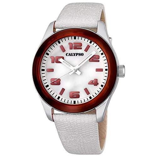 CALYPSO Damen-Uhr - Trend - Analog - Quarz - Leder - UK56531