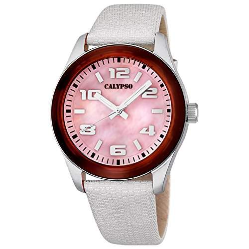CALYPSO Damen-Uhr - Trend - Analog - Quarz - Leder - UK56535