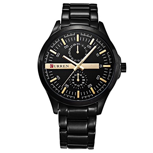 Wasserdicht Modischer Herren Original aktuelle Marke Luxus Uhr Handgelenk 8128 G