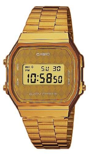 Casio Collection Herren-Armbanduhr Digital Quarz A168WG-9BWEF