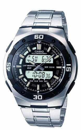 Casio Collection Herren-Armbanduhr Analog  Digital Quarz AQ-164WD-1AVES