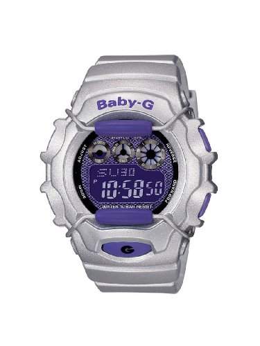 Casio Baby-G Damen-Armbanduhr silber Digital Quarz BG-1006SA-8ER
