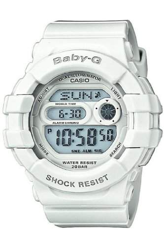 Casio Baby-G Damen-Armbanduhr Digital Weiss BGD-140-7AER