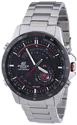 Casio Herren-Armbanduhr XL Edifice Premium Chronograph Quarz Edelstahl ERA-200DB-1AVER