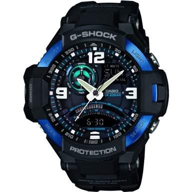 Casio G-Shock Herren Armbanduhr Stoppuhr Datum Resinband 200m GA-1000-2BER