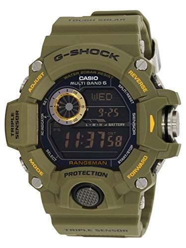 Casio Herren-Armbanduhr XL G-Shock Master Of G Digital Quarz Resin GW-9400-3ER