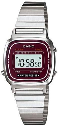 Casio Damen-Armbanduhr Vintage Digital Quarz Metall LA-670WA-4