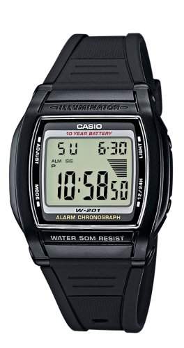 Casio Collection Herren-Armbanduhr Digital Quarz W-201-1AVEF