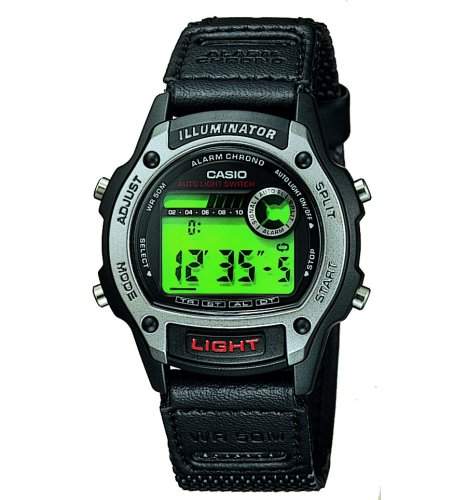 Casio Damen-Armbanduhr Digital Quarz Nylon W-94F-8A