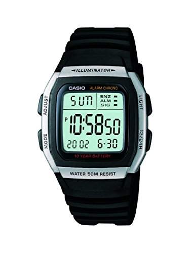 CASIO Herren-Armbanduhr Digital Quarz Resin W-96H-1A