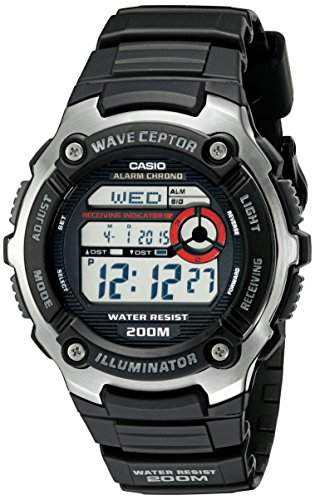Casio WV200A-1A Mens Waveceptor Timekeeping Atomic Illuminator Chrono Digital Sport Watch
