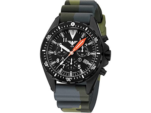KHS Tactical Watches MissionTimer 3 OT Chronograph KHS MTAOTC DC3 Militaer Armbanduhr