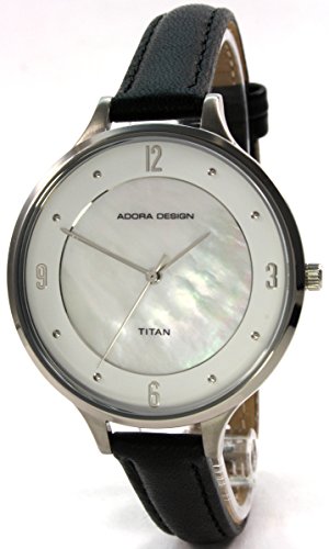 Adora Design 60109 3SI Titan Lederband Silber