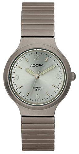 Armbanduhr Quarzuhr Analoguhr Titanium mit Zugband Adora 29105 Variante 02